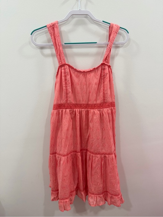 American Eagle Outfitters Dresses & Skirts - American Eagle Coral Eyelet Tiered Summer Dress Size Medium